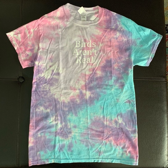 birds aren’t real Tops - Birds Aren’t Real Size Small Tie Dye Tee